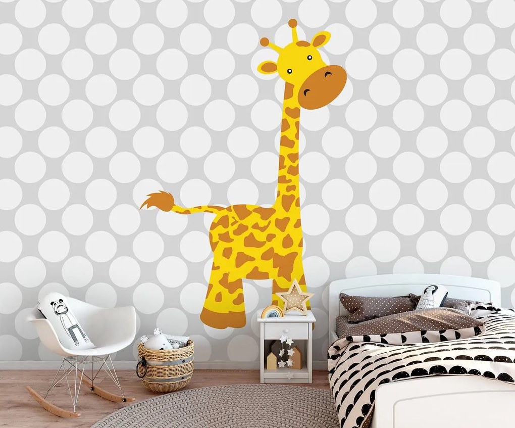 Fototapet - Girafă (254x184 cm)