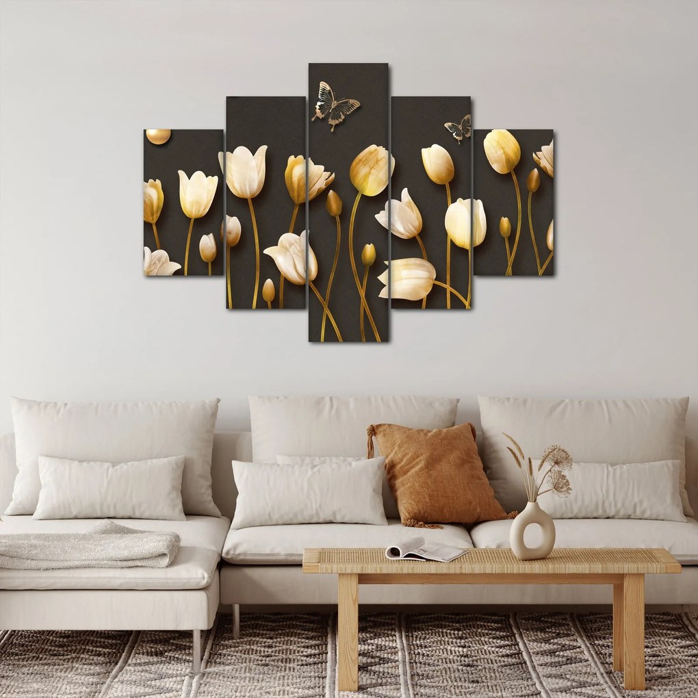 Tablou - Lalele - abstract (150x105 cm)