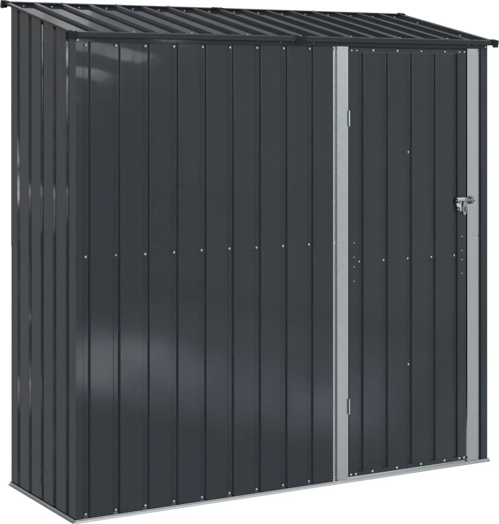 vidaXL Magazii pentru grădină Antracit 203,5 x 73 x 200 cm Metal