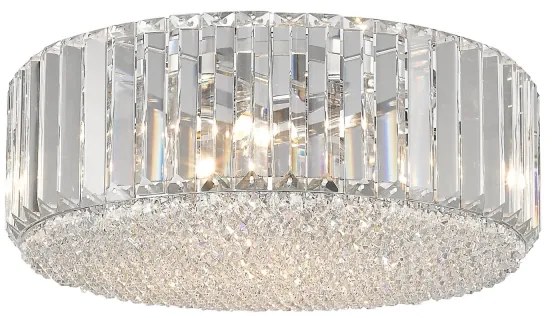 Brilagi - Lustră LED cu cristale GLAMOUR, 5x G9, 42W, 230V