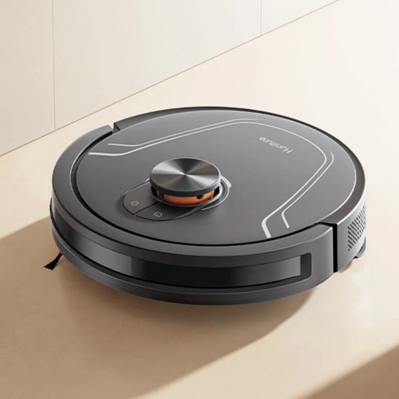 Aspirator robot Honiture V8 Pro CRV549, 5000 Pa, 290 ml, 180 min, Curatare uscata/umeda, 3 viteze, Moduri automate, Zone, Comanda vocala, Honysmart, Negru