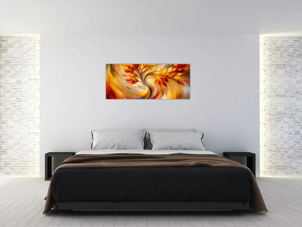 Tablou - Copac de toamnă (120x50 cm)