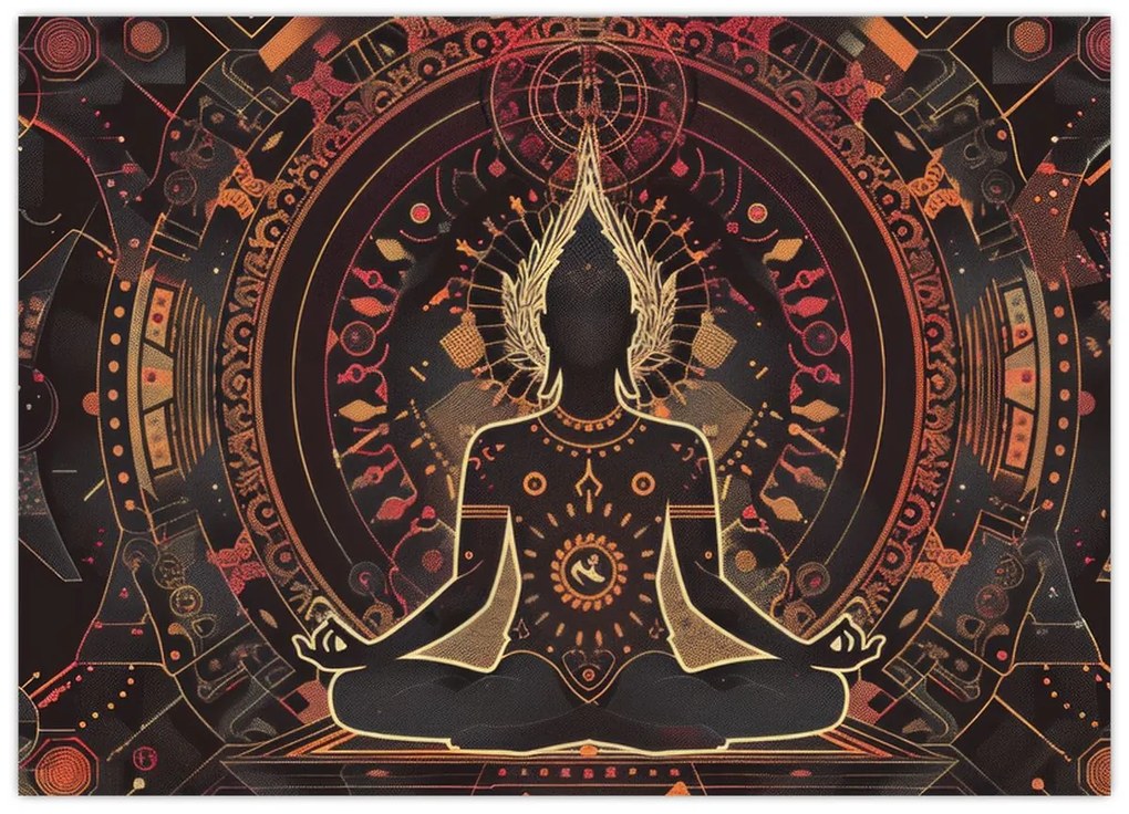 Tablou pe sticlă - Zen (70x50 cm)