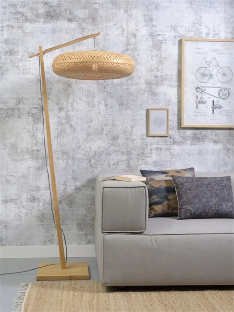 Lampadar eco din bambus Palawan natur, 60x15cm