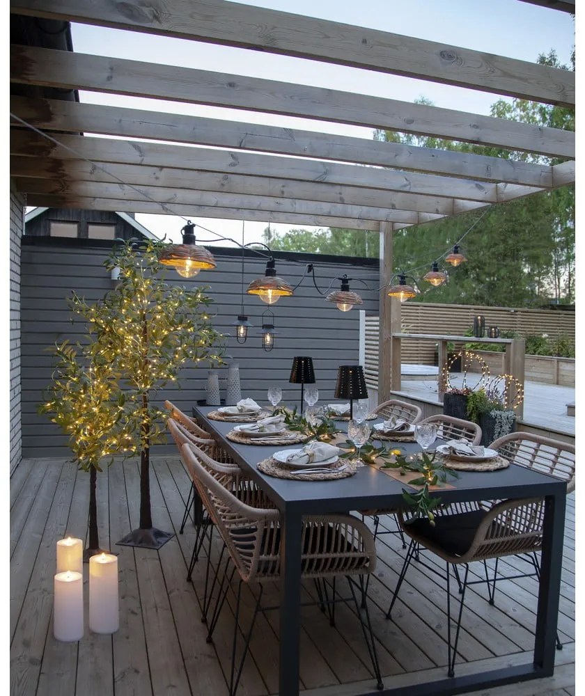 Corp de iluminat pentru exterior LED solar (înălțime 21 cm) Cage – Star Trading