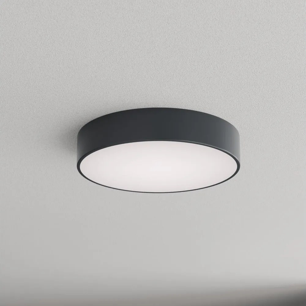 Brilagi - Plafonieră pentru baie cu senzor CLARE 3xE27/24W/230V Ø 40 cm antracit IP54