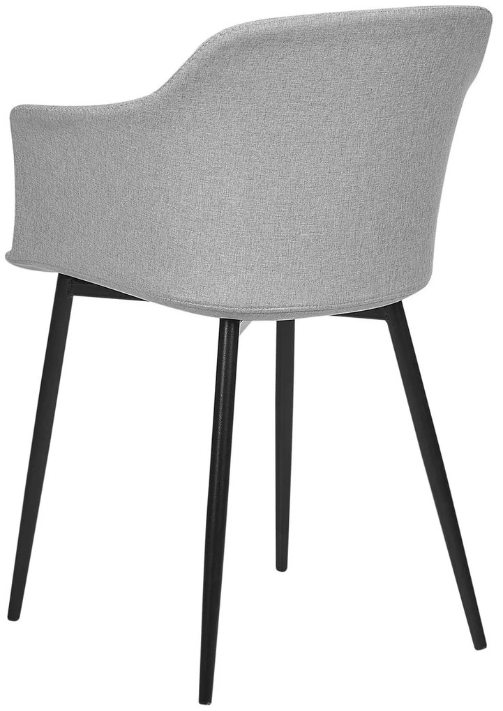 Set 2 buc scaun tip bar Eleni (gri). 1078709