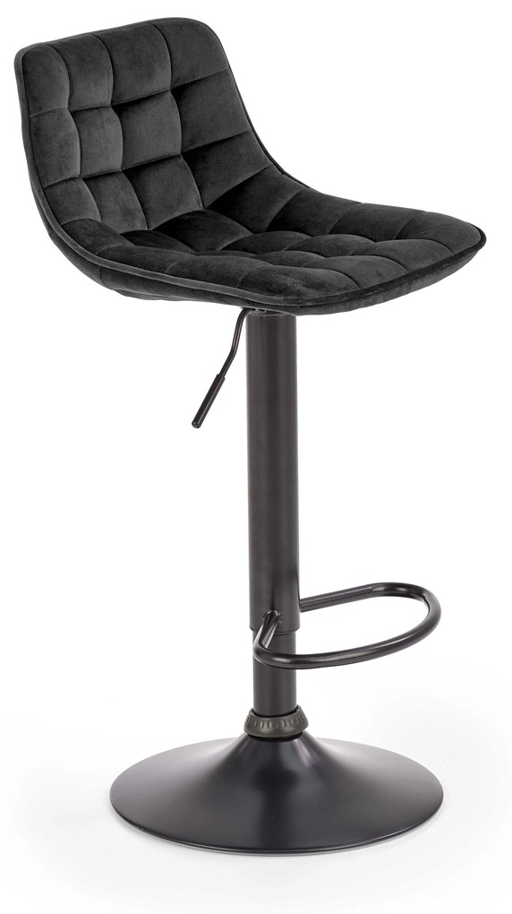 Scaun tip bar Hertha (negru). 1039569