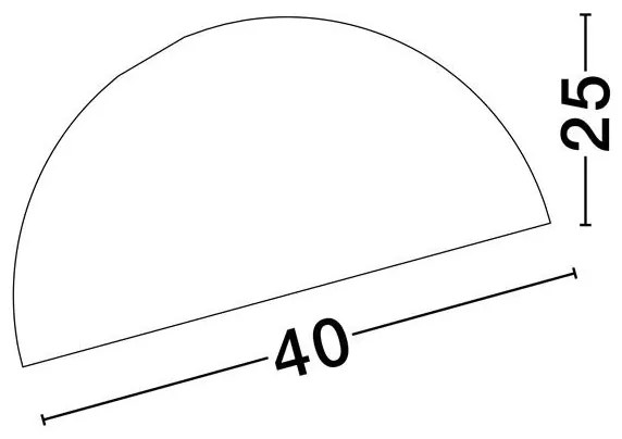 Lustra aplicata design decorativ GEA negru/auriu D-40cm