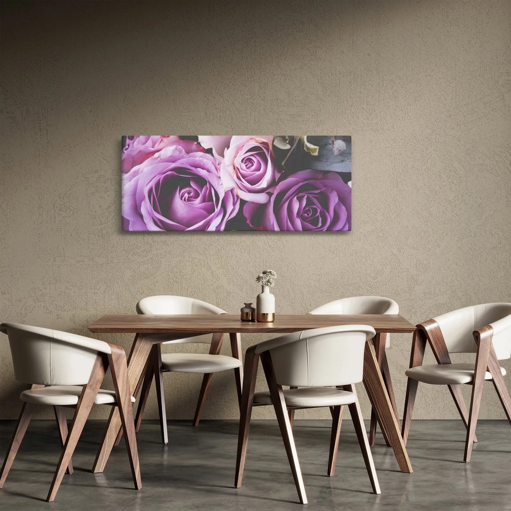 Tablou - Trandafiri (120x50 cm)