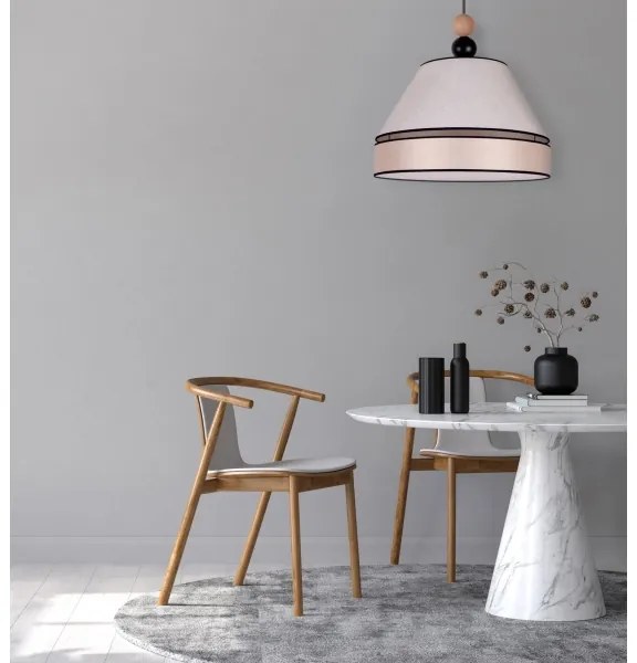 Duolla - Lustră pe cablu AVIGNON 1xE27/15W/230V d. 60 cm bej