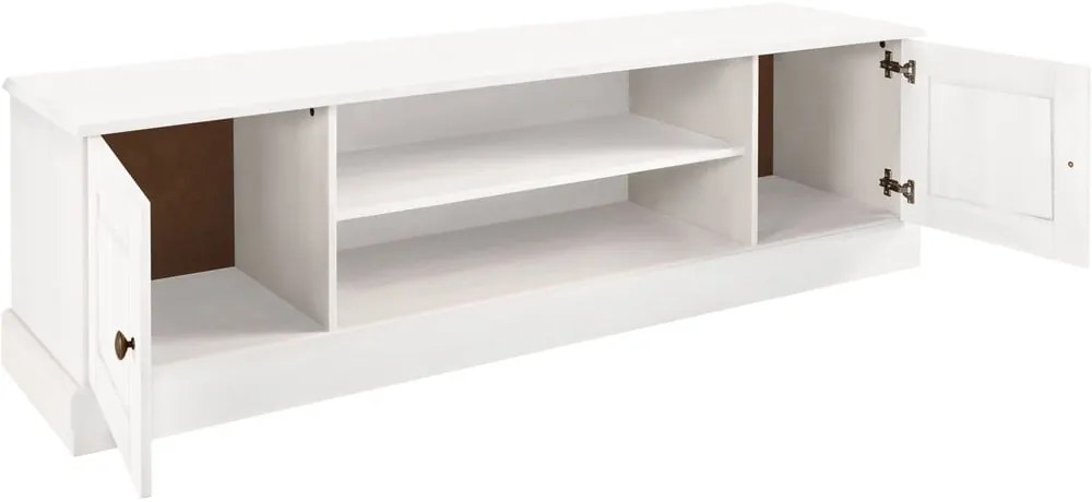 Comodă TV albă din lemn de pin 45x40 cm Mille – Støraa