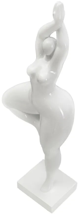 Mauro Ferretti Statueta Femeie Yoga cm 16X9X45,8 | Aosom Romania