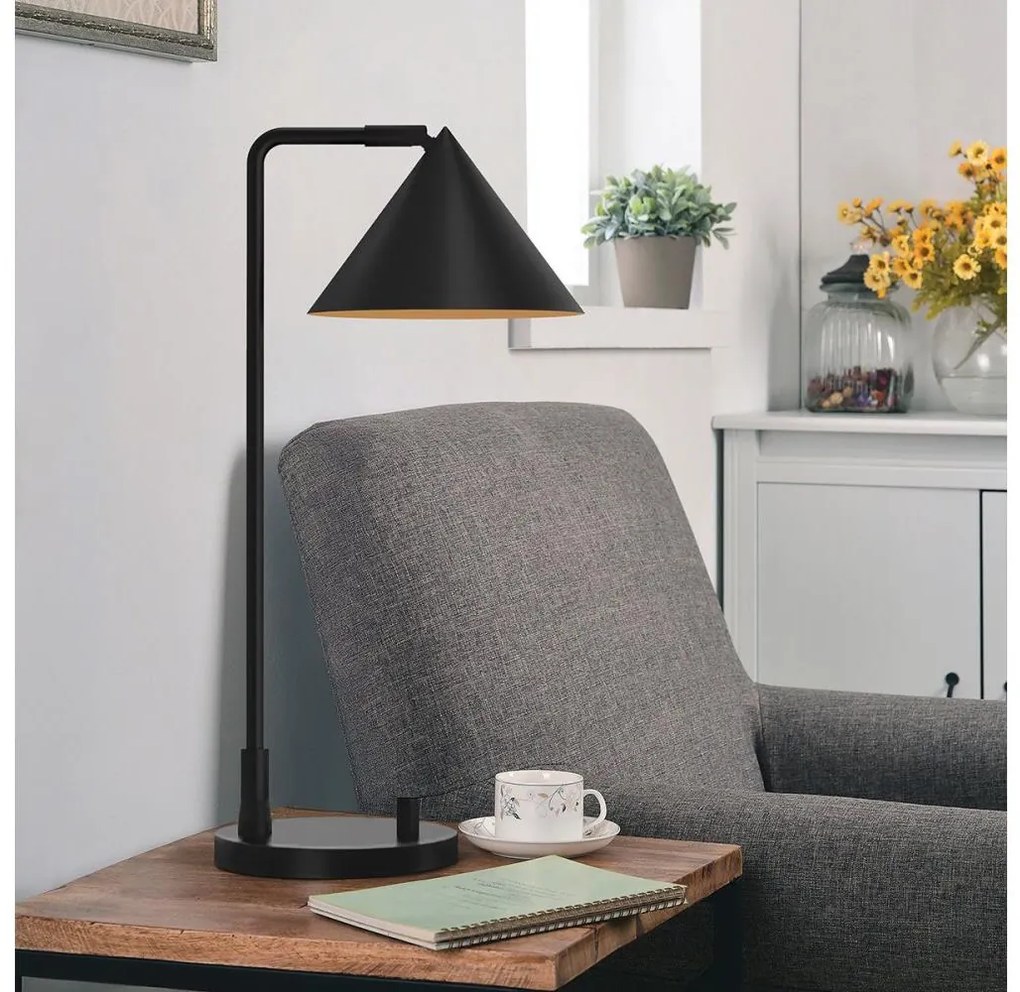 Lampă de masă REMYCK Alora Mood ALM-REMYCK-TL-BK 1xE27/60W/230V, neagră