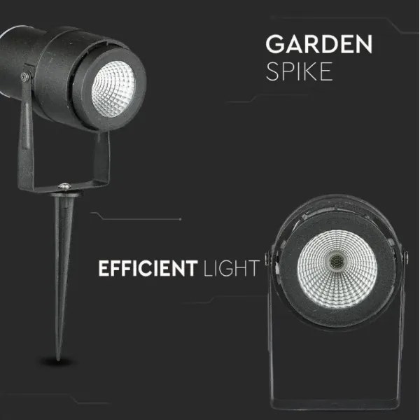 Lampă LED de exterior LED/12W/230V 3000K neagră IP65