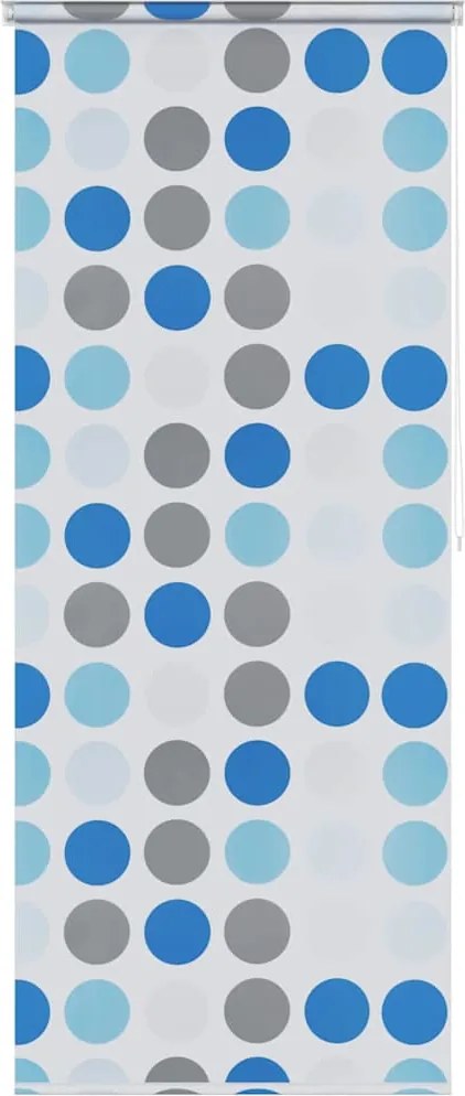 vidaXL Roletă perdea de duș 120x240 cm Model cercuri