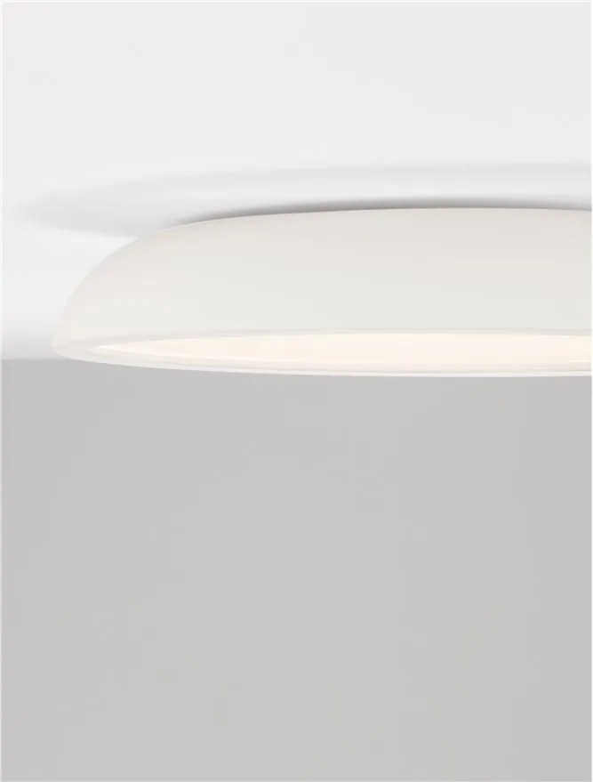 Lustra LED aplicata stil modern FELICIA alb 60cm