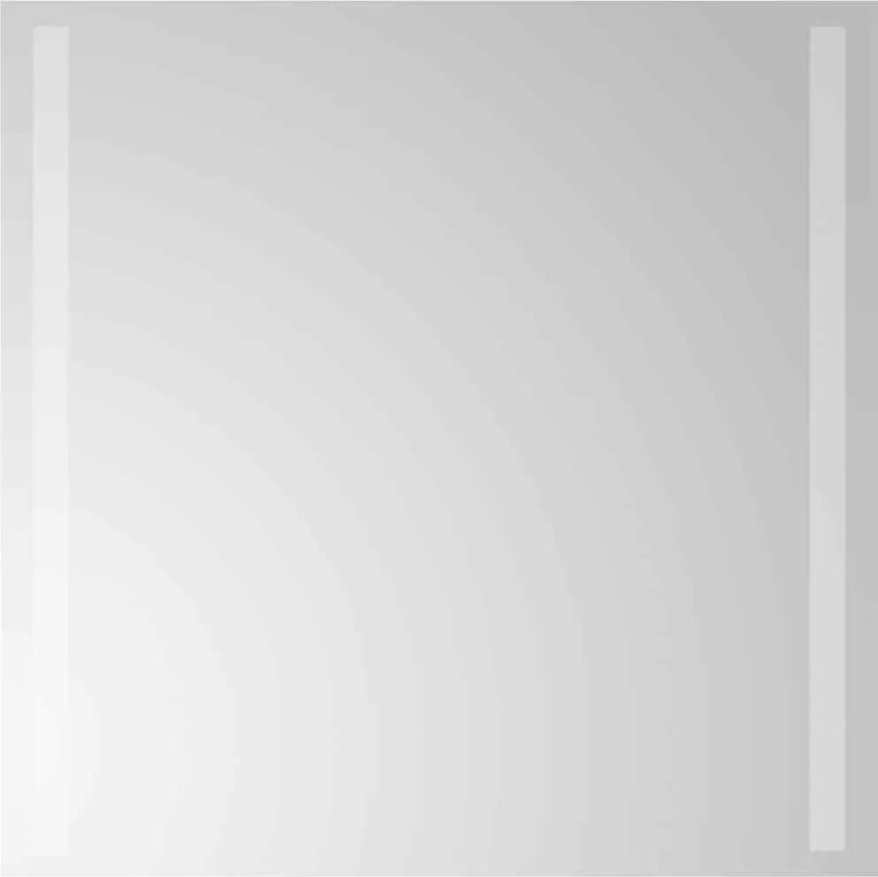 vidaXL Oglindă de baie cu LED, 50x50 cm