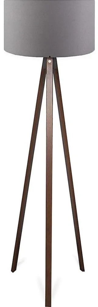 Lampă de podea AYD, 1 x E27, 40W, 230V, maro/gri