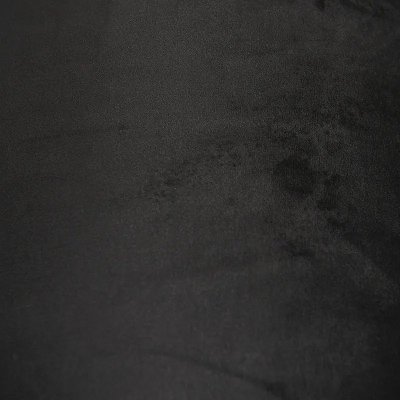 Abajur de catifea negru 40/40/40 cu interior auriu