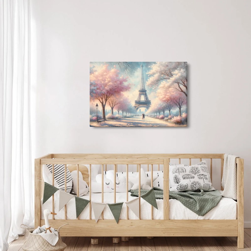 Tablou – Primăvară la Paris (90x60 cm)