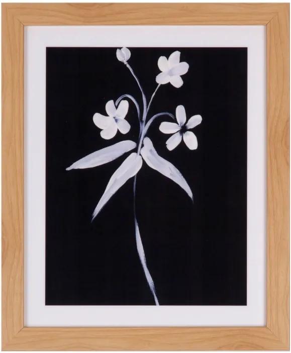 Tablou alb/negru din MDF si polistiren 25x30 cm Lily Somcasa