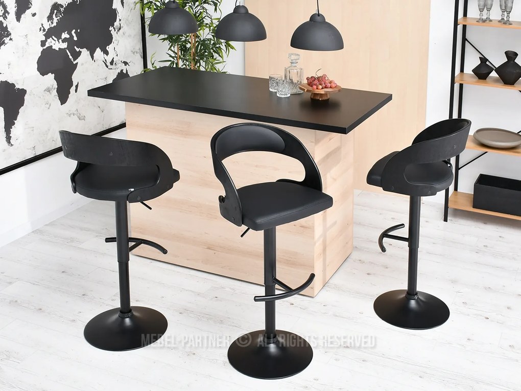 Scaun Honolulu (negru). 1110761
