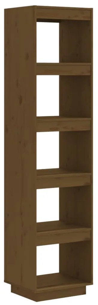 810857 vidaXL Bibliotecă/Separator cameră, maro miere, 40x35x167 cm lemn pin