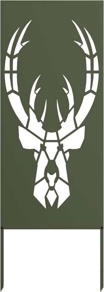 vidaXL Ecran de intimitate pentru grădină Olivengrønn 50 x 140 cm