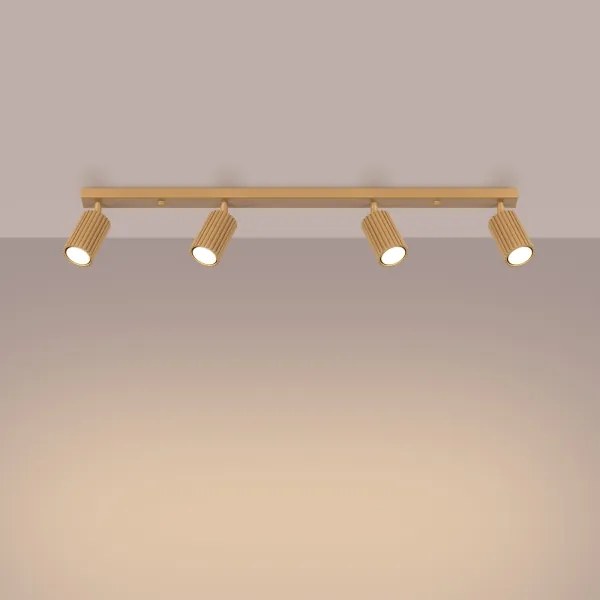 Spot Sollux SL.1565 KARBON 4xGU10/10W/230V auriu