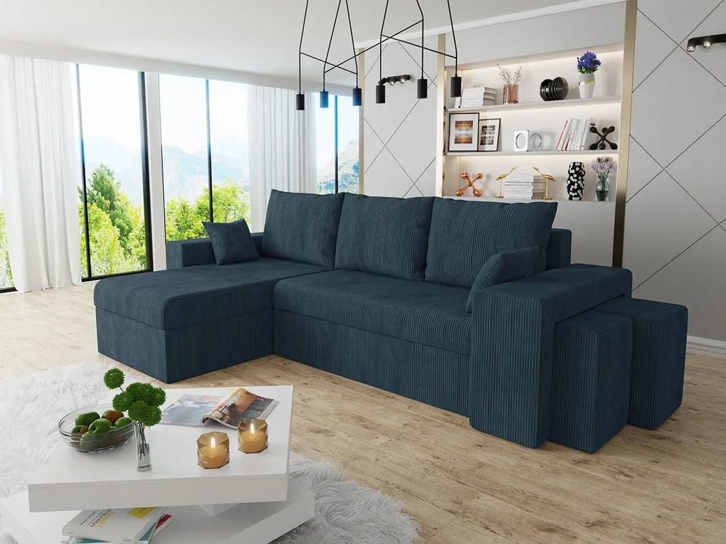 Colțar Terazuno S (Albastru închis) (cu sp. depozitare). Promo -16%. 1105254