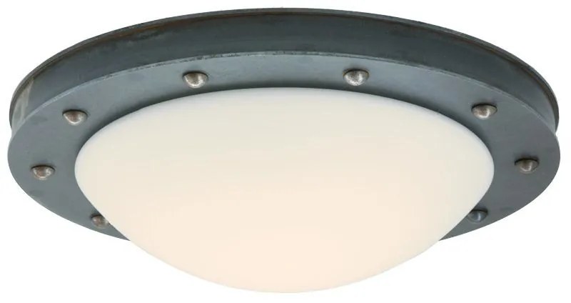 Aplica exterior design industrial din fier forjat DE 2550-A, 42cm