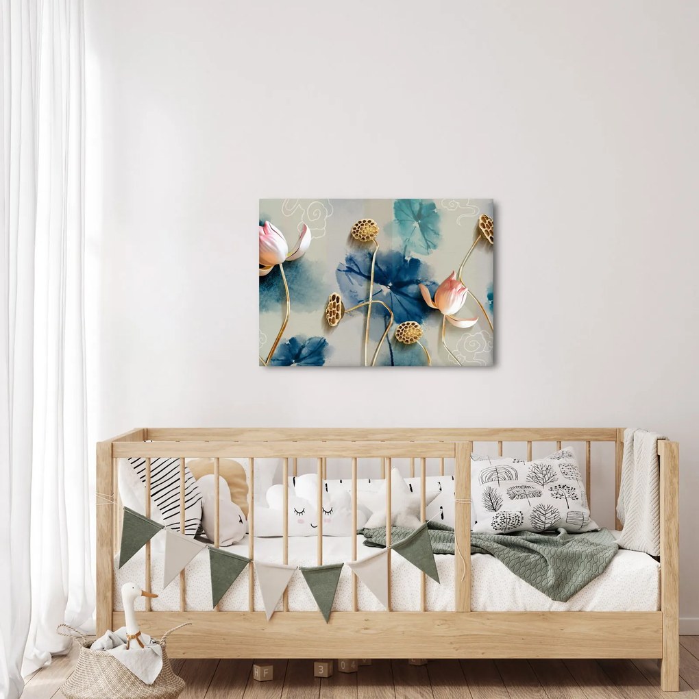 Tablou cu flori (70x50 cm)
