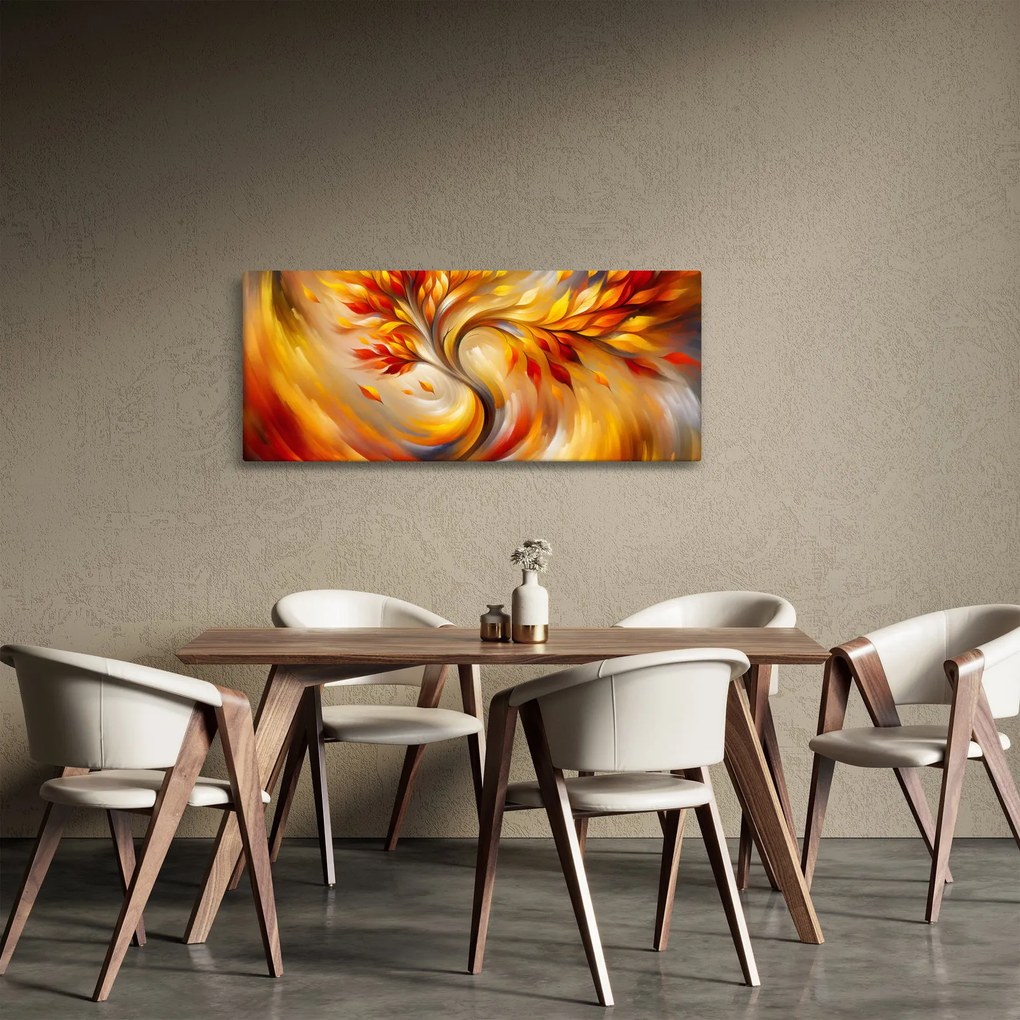 Tablou - Copac de toamnă (120x50 cm)