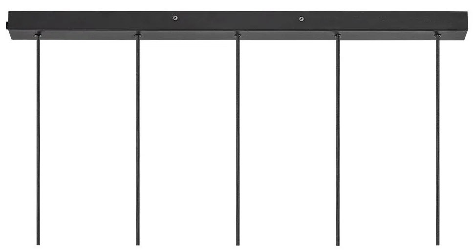 Lustra cu 5 pendule stil minimalist design nordic Tilo negru 2010483003 NL