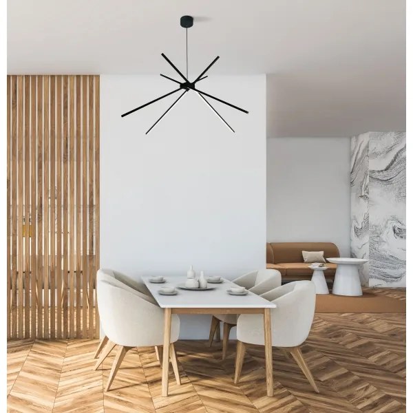 Lustră LED pe cablu MAXLIGHT P0412 SPIDER LED/33W/230V negru