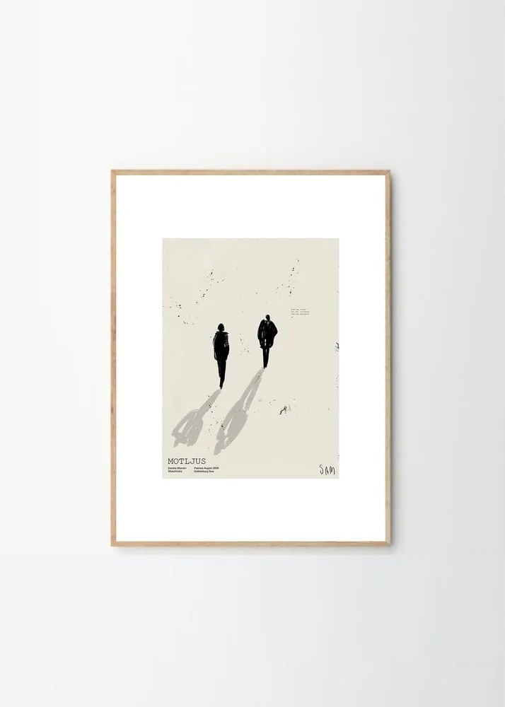 Poster 50x70 cm Motljus – Sandra Blomén Maschinsky – The Poster Club