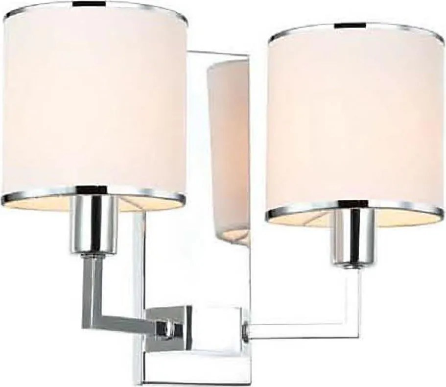 Open Design OR81497 - Aplica de perete CASA 2xE14/12W/230V, crom lucios/crem