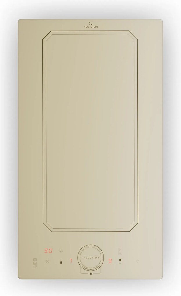 Klarstein Victoria Domino, plită cu inducție, încorporabilă, 3500 W, Flexzone, temporizator