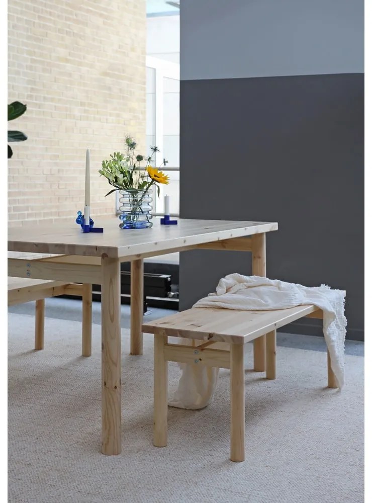 Bancă din lemn de pin natural Pace – Karup Design