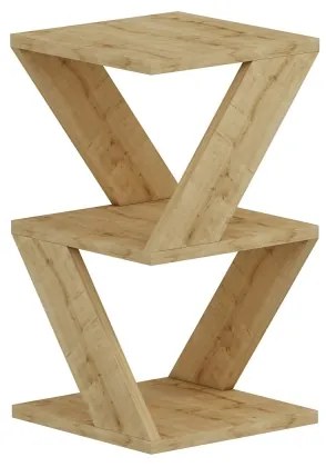 Măsuță laterală ALBENI 50x30 cm maro