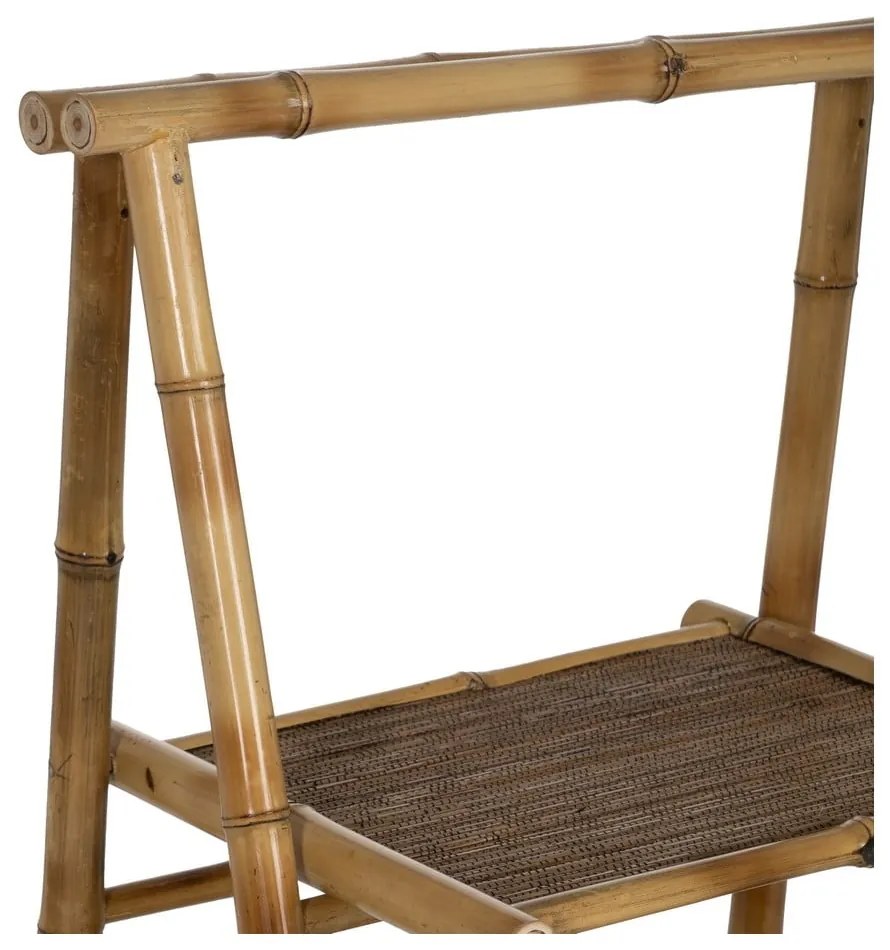 Etajeră în culoare naturală din bambus 48x100x45 cm Manali – Ixia