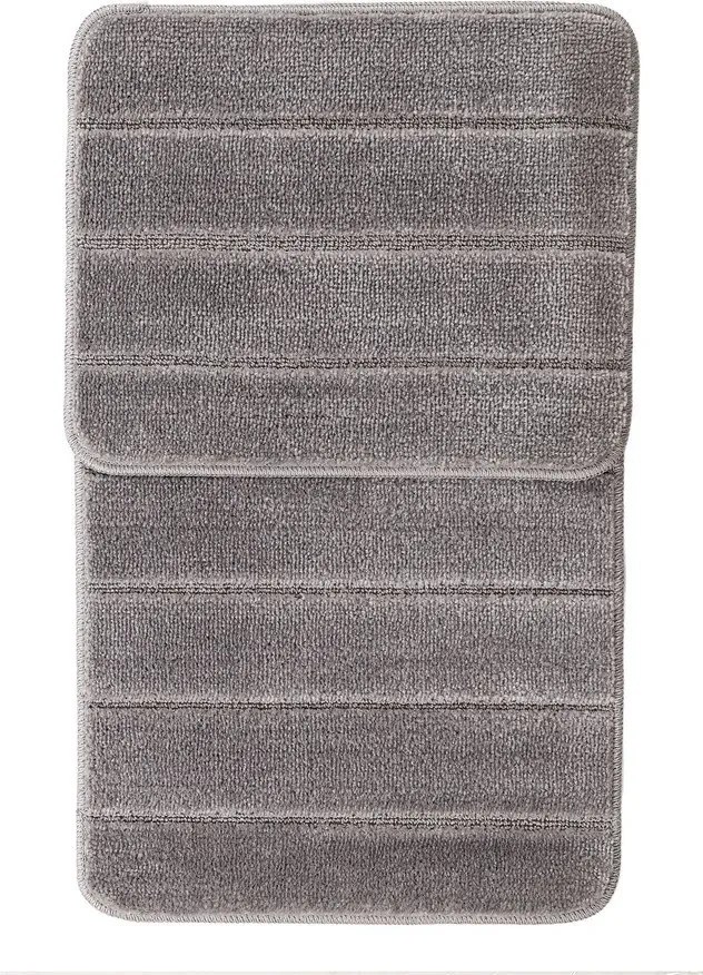 Covorașe de baie gri 2 buc. 50x80 cm Yeni Cizgli – Foutastic