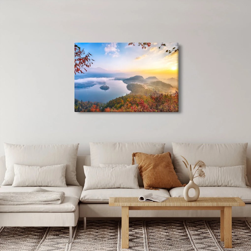 Tablou - Lacul Bled (90x60 cm)