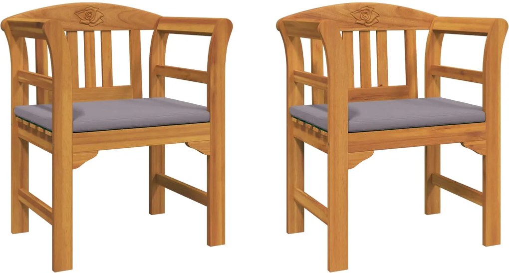 vidaXL Bancă de trandafir Natural 68,5 x 46 x 82,5 cm