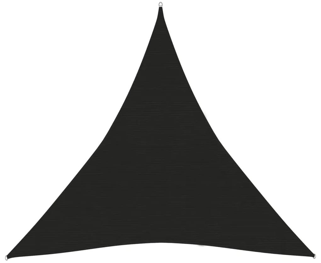 Panza parasolar, negru, 3x3x3 m, HDPE, 160 g m   Negru, 3 x 3 x 3 m