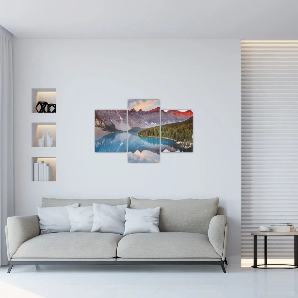 Tablou - Peisaj montan din Canada (90x60 cm)