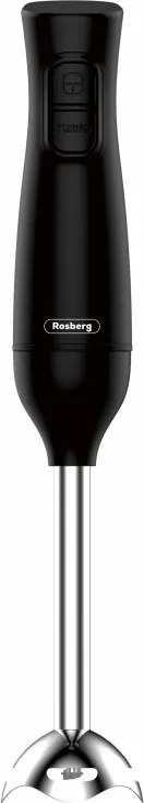 Blender manual Rosberg R51112OS, 350 W, 2 viteze, Atasament detasabil, Negru