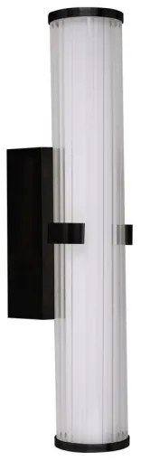 Corp de iluminat LED pentru baie CLAMP LED/18W/230V IP44 negru Searchlight 63125-1BK