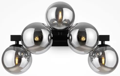 Aplică Maytoni MOD547WL-05B DALLAS 5xG9/28W/230V negru